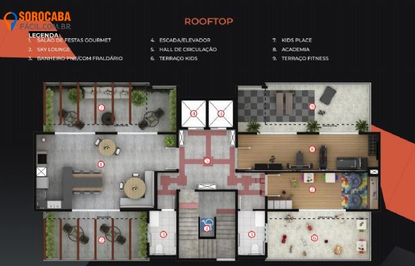 Apartamento em Vila Carvalho, Sorocaba - Apartamento Edifio Sky Life - Foto 6